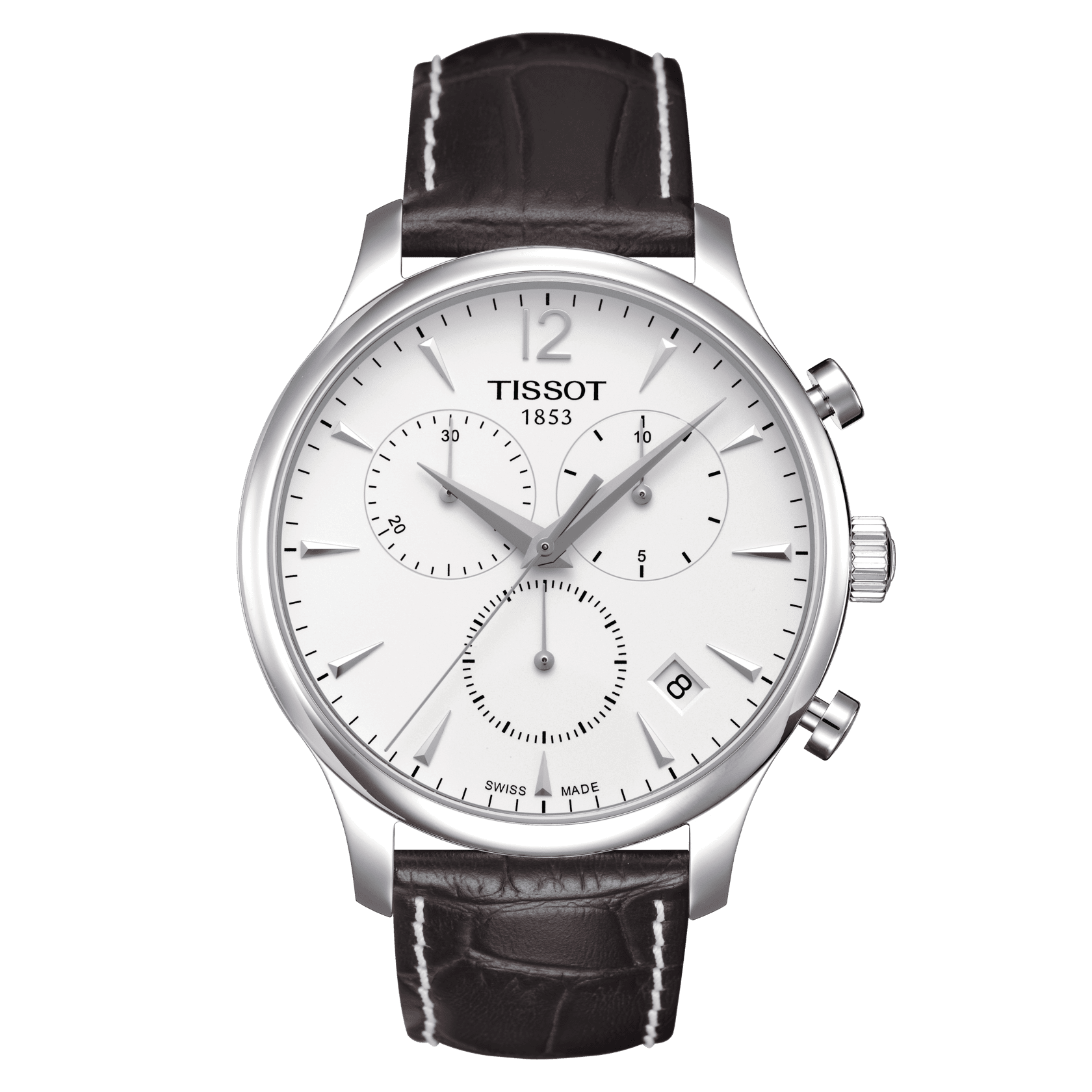 Reloj Tissot Tradition T0636171605700 de hombre con cronógrafo en