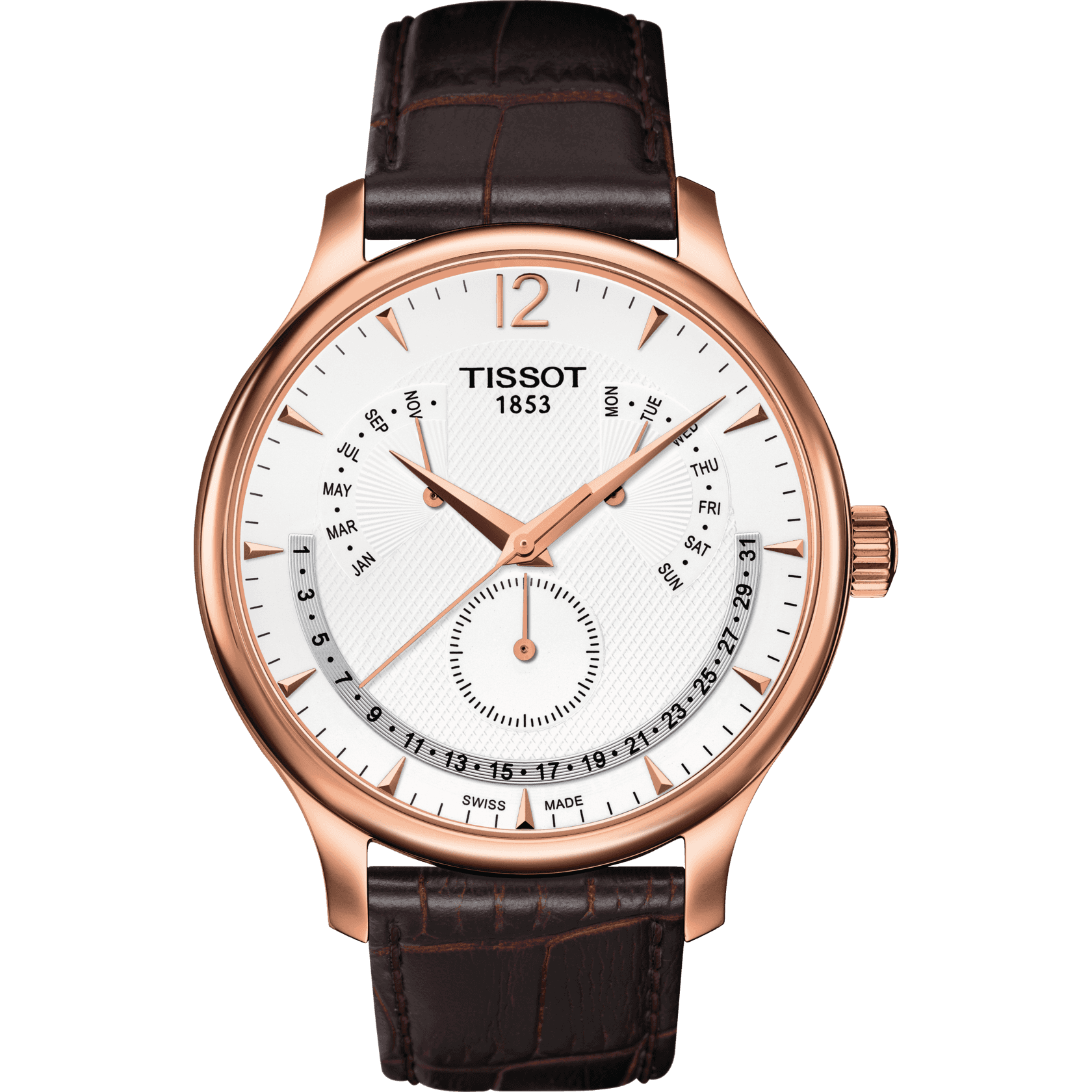 Tissot perpetual 2024 calendar rose gold