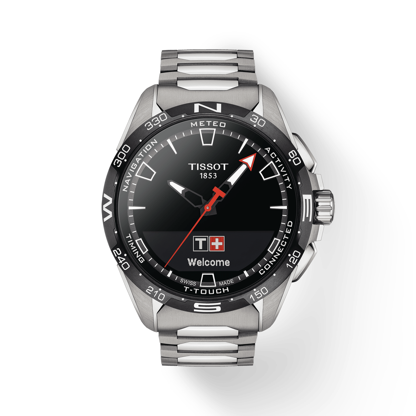 長さティソ メンズ 腕時計 T-Touch Connect Solar - 腕時計(デジタル)