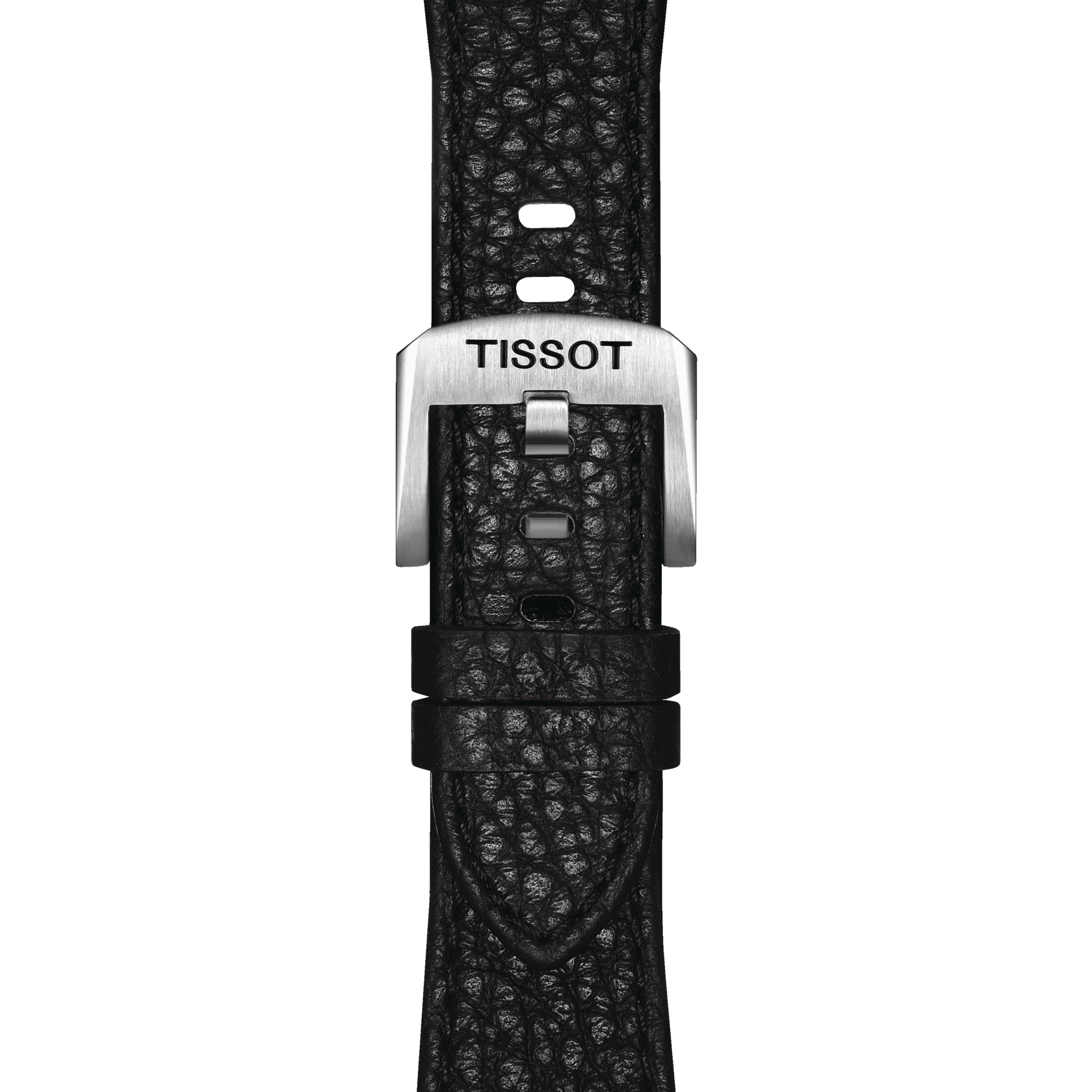 Bracelet officiel Tissot en cuir noir PRX 35 mm