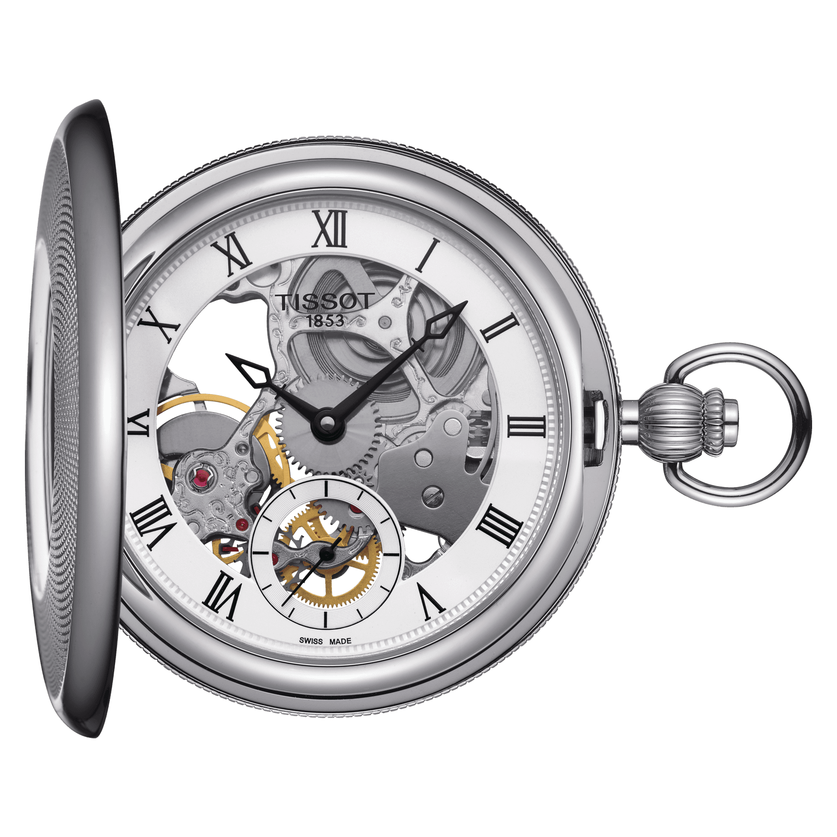 Tissot Skeleton Pendant Watch 機械式 チェーン付き手巻き式時計